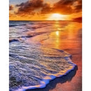 Evening Beach Full Drill Diamond Painting Rhinestone Cross Stitch Mosaic