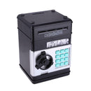 Automatic Electronic Piggy Bank ATM Password Money Box Saving Box (Black) A