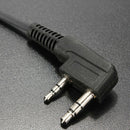 Black headset  earpiece interphone security radio walkie talkie FT
