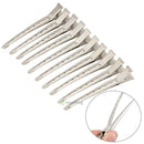 SN9F 10pcs Hair Clips Hair Stainless Steel Hairdressing Sectioning Clips Clamp