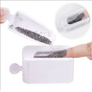 Nail Dipping Powder Recycling Tray Powder Sequin Storage Box Manicure Tools