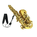 1PC Classy Saxophone Neck Strap Hook Black Adjustable Leather