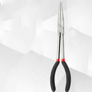 Long Nose Pliers Needle-Nosed Pliers Set Straight Tip Mechanic Grip 11 inch CAN