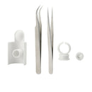 Cosmetic Reusable Eyelashes Extension Eye Lash Strip Holder Pallet Glue Ring Cup