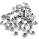 100x Mini Aluminum Tea Light Tins Empty Case Containers for Candle Making
