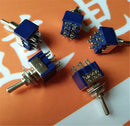 5Pcs 6Pin 3Position ON-OFF-ON DPDT Latching Toggle Switch AC 125V/6A E  ZA Bj