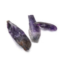 100g Natural Purple Amethyst Point Quartz Crystal Rough Rock Specimen HeaS Gw