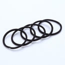 10pcs/Pack Cute Girls Ponytail Hair Holder Elastic Rubber Band Set (Black) A