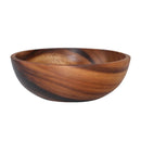 Salad Bowl Practical Durable Wooden Simple Storage Holder Kitchen Bowl CutlY Hn