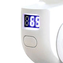 USB Rechargeable Mini Fan Portable Foldable Fan Mobile Phone Stand (White) A
