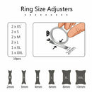 10 x Ring Size Adjuster Invisible Resizer Reducer Set Jewelry Perfect Fit Kit AU