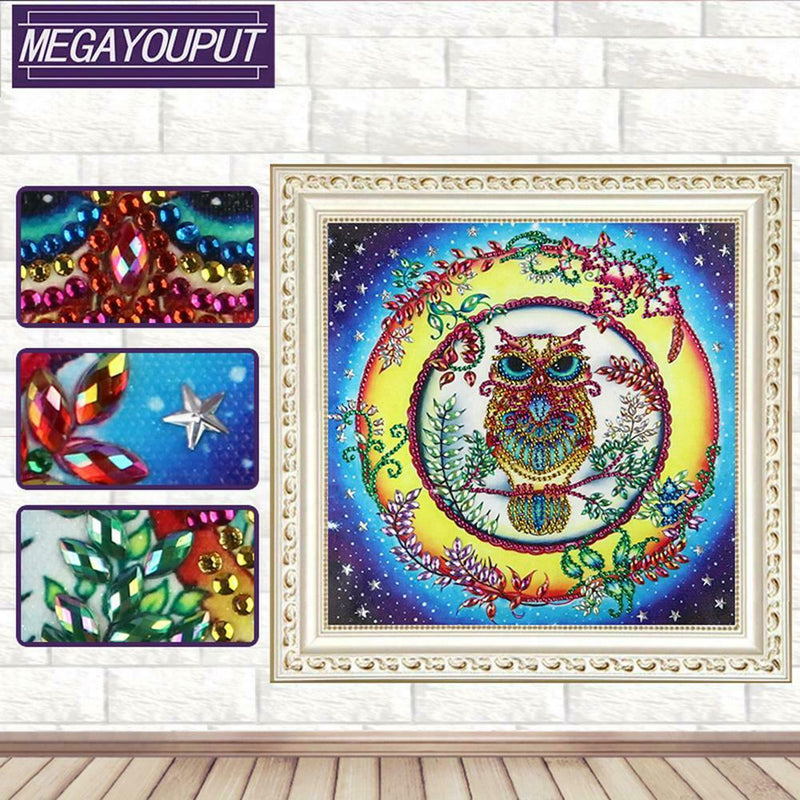 5D DIY Special Shaped Diamond Painting Bird Cross Stitch Mosaic Craft Kits