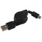 Universal Retractable USB Data Cable with Micro-USB Plug (For Palm, BlackBe P8M9