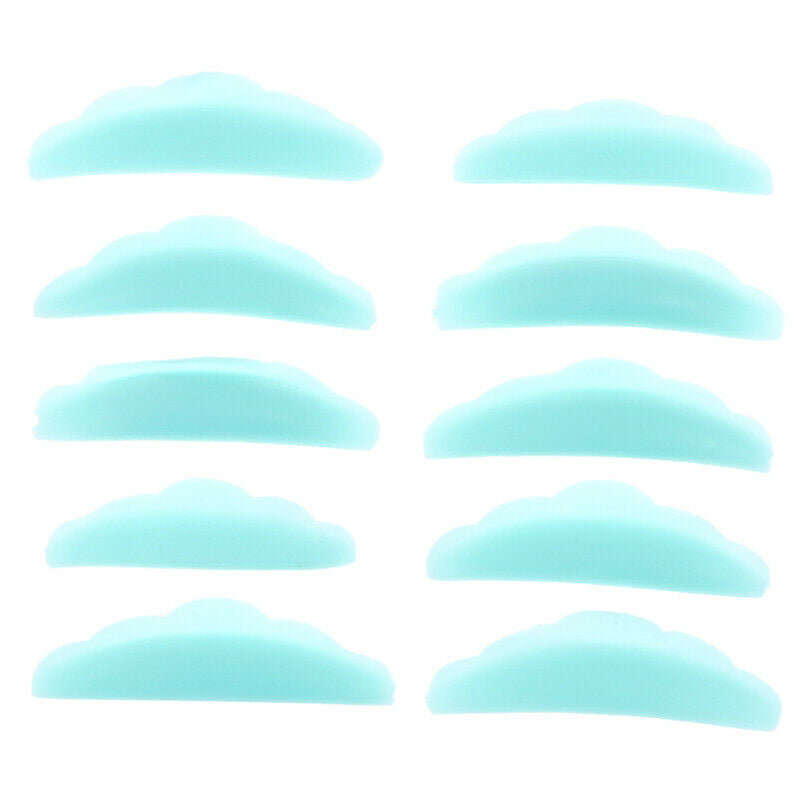 5Pairs  Eyelash Perming Pad Silicone Curler Rods Lashes Lift Shield Tool Pat Ew