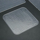 4pcs Silicone Strong Absorbability Plastic Fresh Food Wraps Seal (White)
