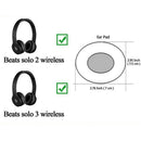 Soft Ear Pads Cushions Replacement Parts for Beats Solo 2 Solo 3 Headsets White