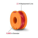 6pcs Lawn Mower Spool Line String for WKS WA0010 Strimmer Replacement Parts