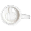 Design White Middle Finger Mug Novelty Style Mixing Coffee Milk Cup Funny C