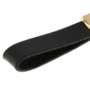 Men Leather Key Chain Ring Holder Keyfob Car Keyring Keychain Golden+Black