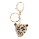 Shinning Leopard Head Pendant Car Keychain Keyring Fashion Accessories Gift