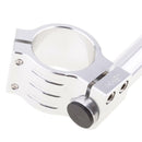 45mm CNC Aluminium Alloy Motorcycle Clip-On Handle Bar Handlebars - Chrome