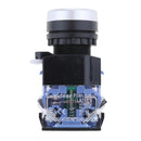 2Pcs 660VAC 10 Amp 1NO 1NC DPST LA38-11 22mm Momentary Push Button Switch