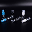 2Pcs 20ML Mini Small Empty Plastic Perfume Transparent Atomizer Spray Bottles MO