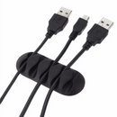Wire Cable Organizer Line Winder Desktop Cord USB Management Clip Holder