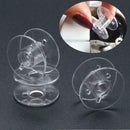 2017 Hot 10pcs Clear Bobbins Sewing Machine Plastic Brother F3L2 Si Janome D5H1