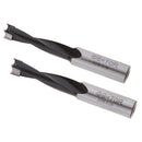 2x Carbide Tipped Brad Point