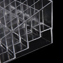 Clear 24 Makeup Lipstick Cosmetic Storage Display Stand Racks Holder Organizer U
