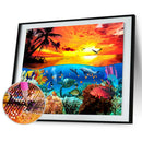 Full Round Drill 5D DIY Diamond Painting Undersea World Embroidery (W492)