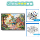 1000pcs DIY Happiness Rural Puzzle Educational Learning Assembling Toys A