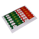 36X Merry Christmas Santa Stickers Seal Label DIY Cardmaking Scrapbooking Craft!