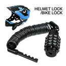 Steel Motorcycle Helmet PIN Motorbike Wire Telescopic Scooter Lock Anti-theft