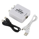 2Pc Rca Cvsb AV To RF Adapter 67.25Mhz 61.25Mhz Video Audio TV Signal