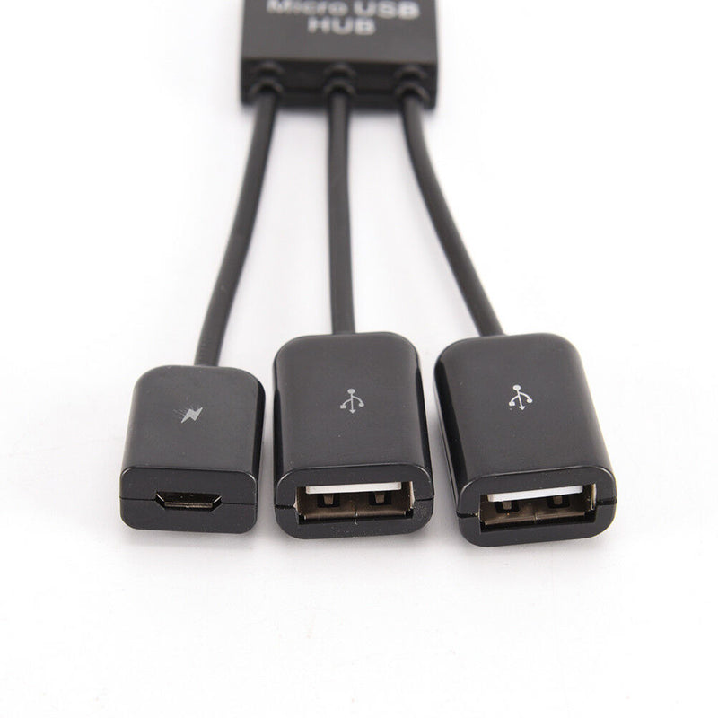 Multifunctional OTG Data Line Tablet Phone Micro usb Hub Splitter OTG Adapt MO