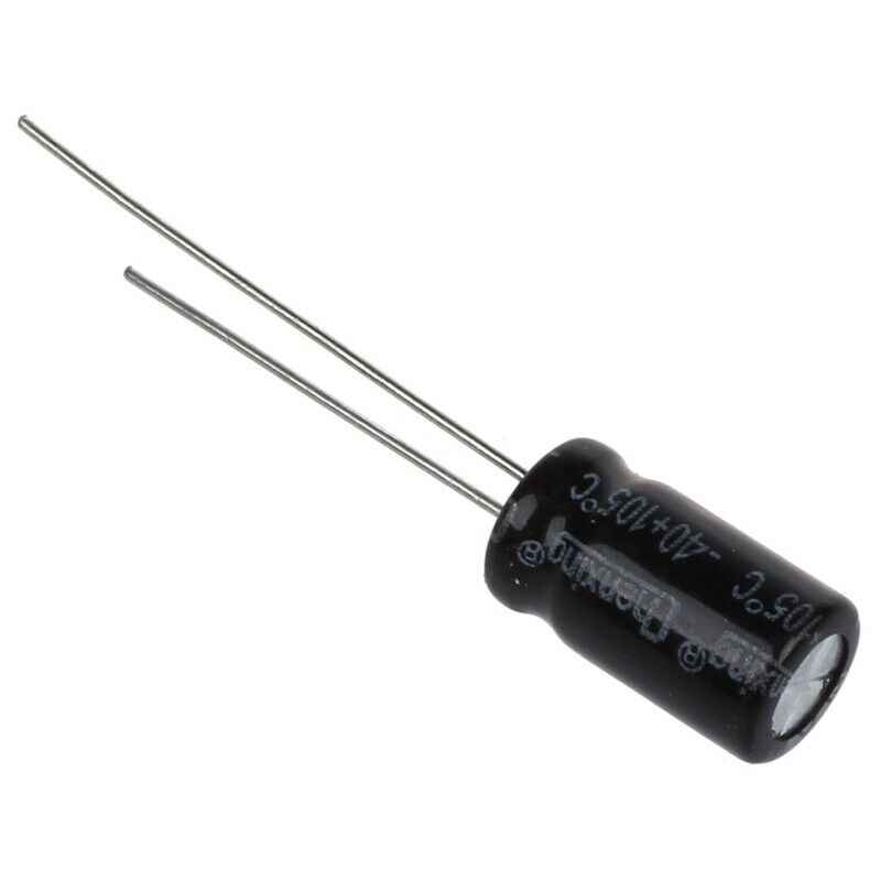 50 Pcs 220uF 16V Aluminum Electrolytic Capacitor Radial 12.5 x 6mm R7F9