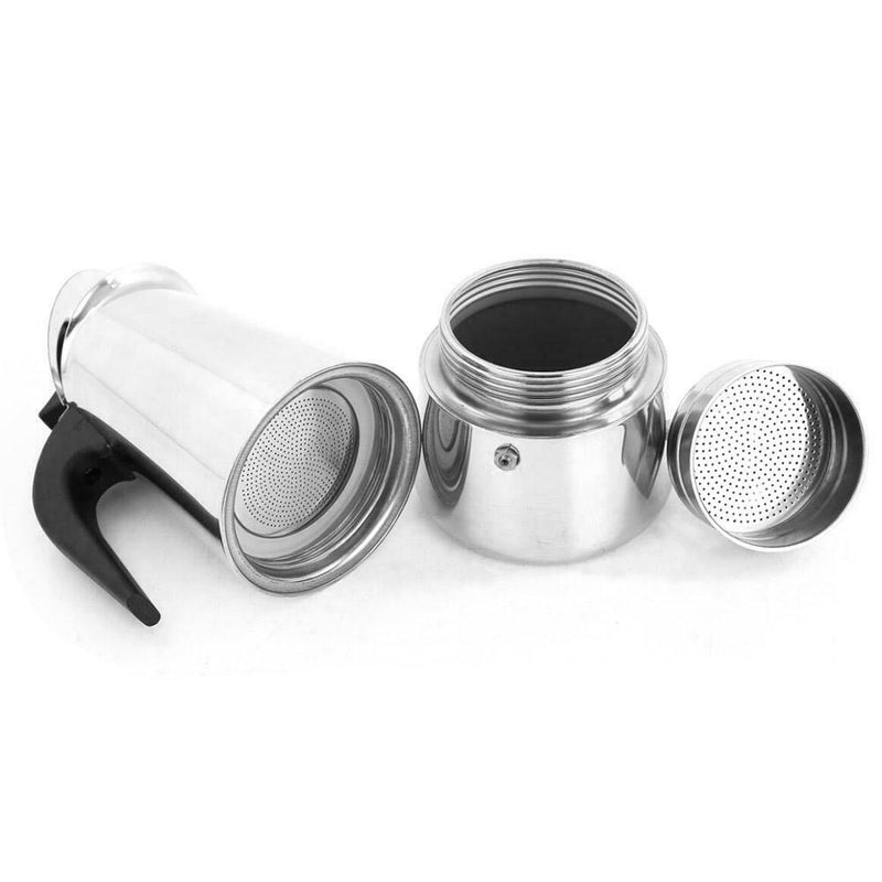 Stainless Steel Filter Mocha Coffee Pot Moka Italian Coffee Maker (100ml)