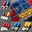300pcs Insulated Assorted Electrical Terminal Crimp Connector spade Set Box