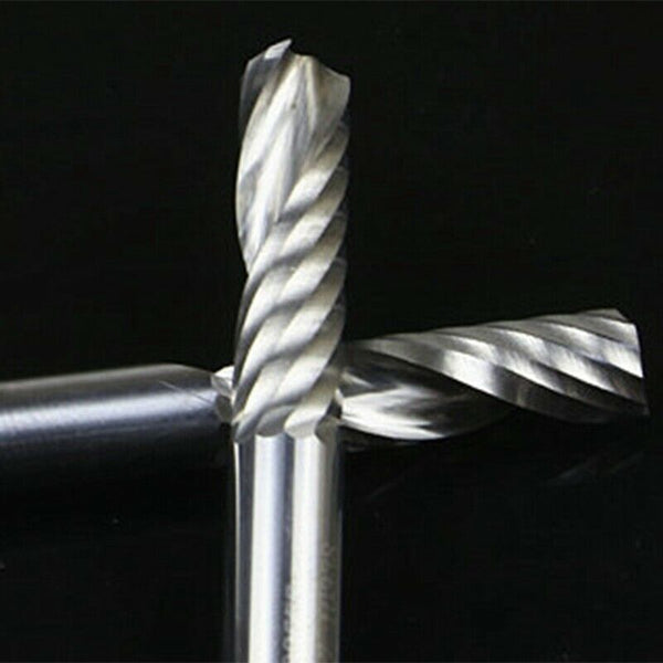 5Pcs Up Down Cut 6MM Spiral Solid Carbide CNC Router Endmill Compression Wo S1D7