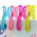 4 x Large HQ Assorted Beach Towel Pegs - Secure Sun Lounger Deluxe Edition  F2G1