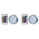 2 Pieces Remote control waterproof diving lights Underwater Lights LED Mult W6O5
