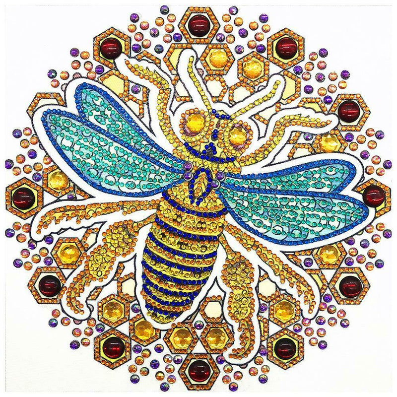 5D DIY Special Shaped Diamond Painting Bee Cross Stitch Mosaic Craft Kits