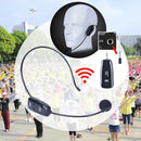 2.4G Wireless Microphone Megaphone Headset Mic for Speaker Teaching Guide Cool