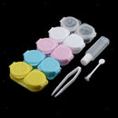 5pcs Travel Kit Lenses Storage Contact Lens Soak Case Box Container Holder