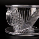 Clear Coffee Filter Cup Cone Drip Dripper Maker Brewer Holder Plastic ReusableLJ