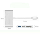 5-In-1 Type-C USB-C 3.1 OTG USB 3.0 2.0 Hub SD/TF Card Reader Combo For Laptop Z