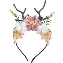 Christmas Antlers Flower Head Bands Children's Headwear Mori Girl Hair Deco