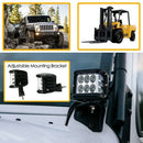 4 inch Side Shooter LED Lights 2Pcs LED Work Light Bar 60W LED Pods Off Roa